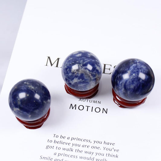 Polished Crystal Ball - Sodalite.