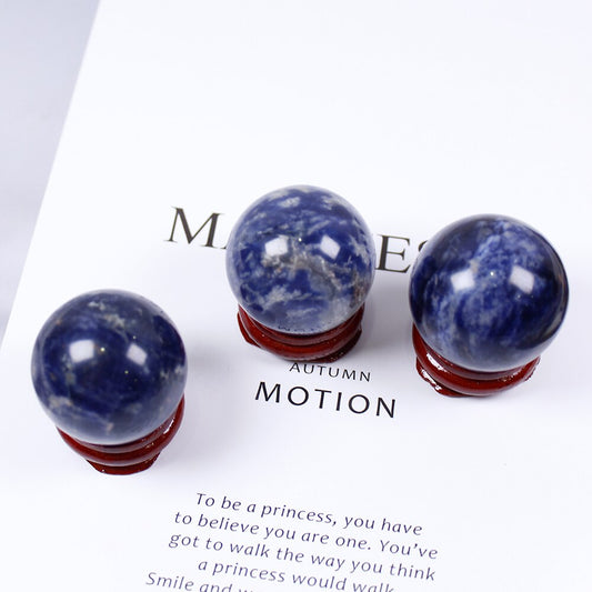 Polished Crystal Ball - Sodalite - Realm of Wonders