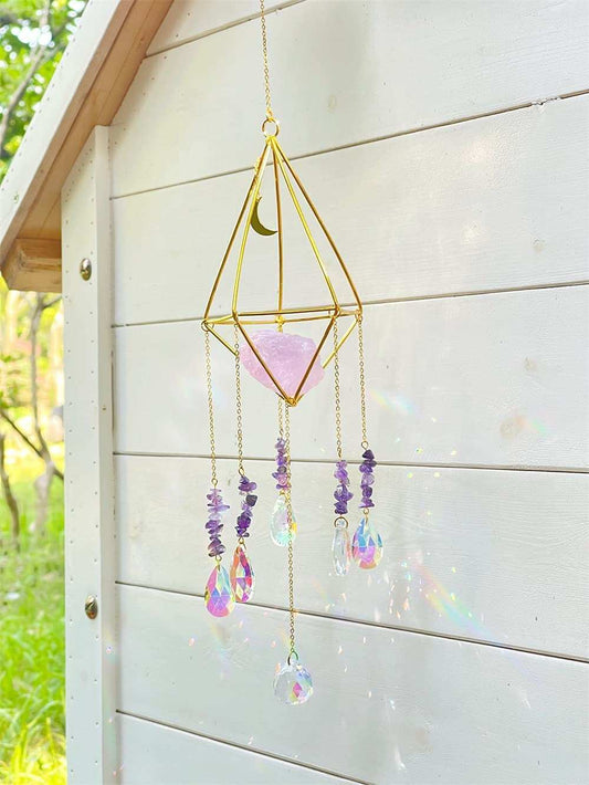 Sunburst Crystal Suncatcher.