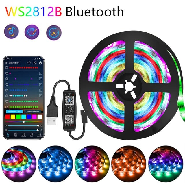 Remote LED Strip Lights.