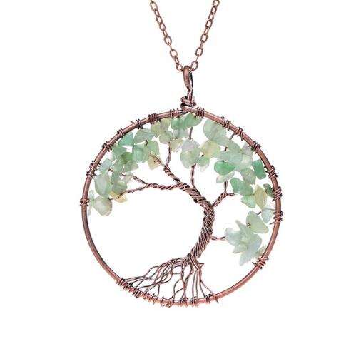 Tree of Life - Healing Crystal Necklace.