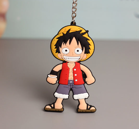One Piece Keychains - Luffy, Zoro, Tony Chopper - Realm of Wonders