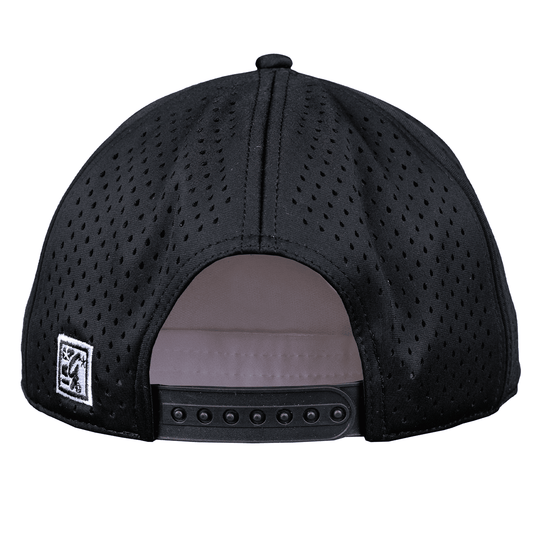 Seamhead Rope Snapback Hat (Black).