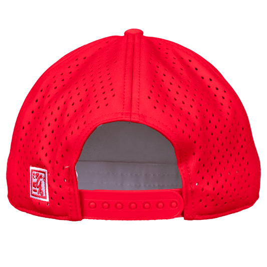 Seamhead Rope Snapback Hat (Red).
