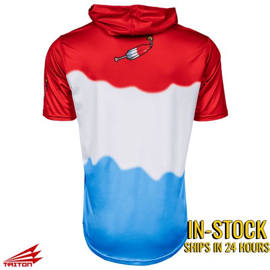 Bomb Squad Pop Baseball HyperMAX Short Sleeve Hoodie.
