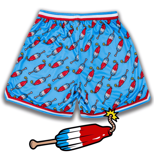 Freedom Pops Mesh Lifestyle Baseball Shorts.