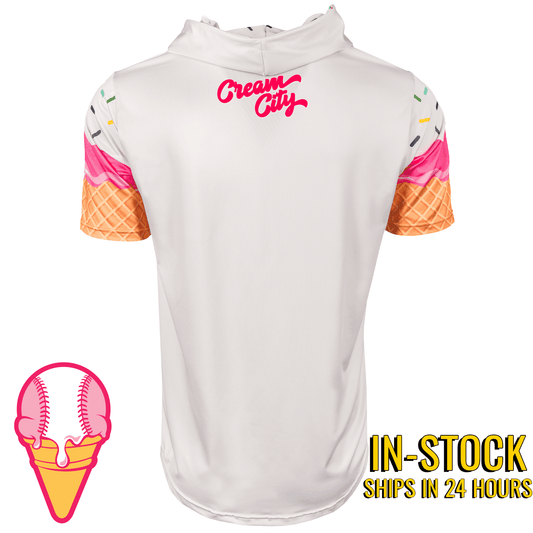 Cream City Baseball Ice Cream HyperMAX Short Sleeve Hoodie.