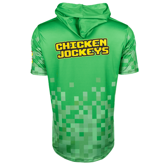 Chicken Jockeys Baseball HyperMAX Short Sleeve Hoodie.