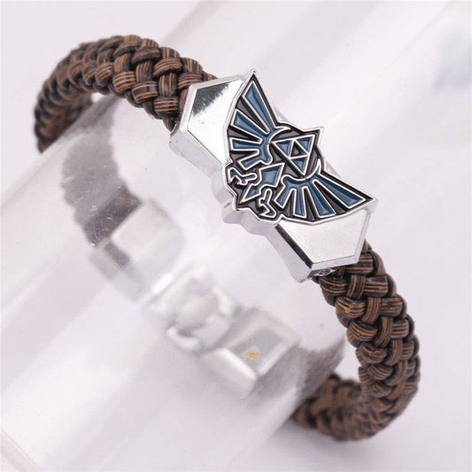 The Legend of Zelda Knit Triforce Bracelet.