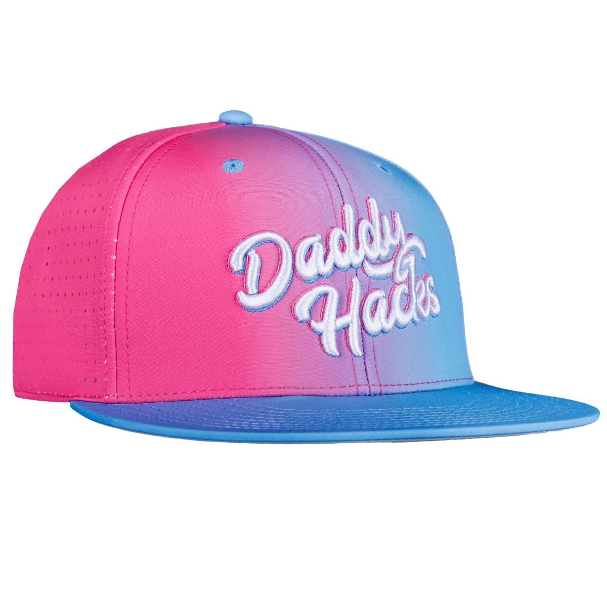 Daddy Hacks Cotton Candy Snapback Hat.