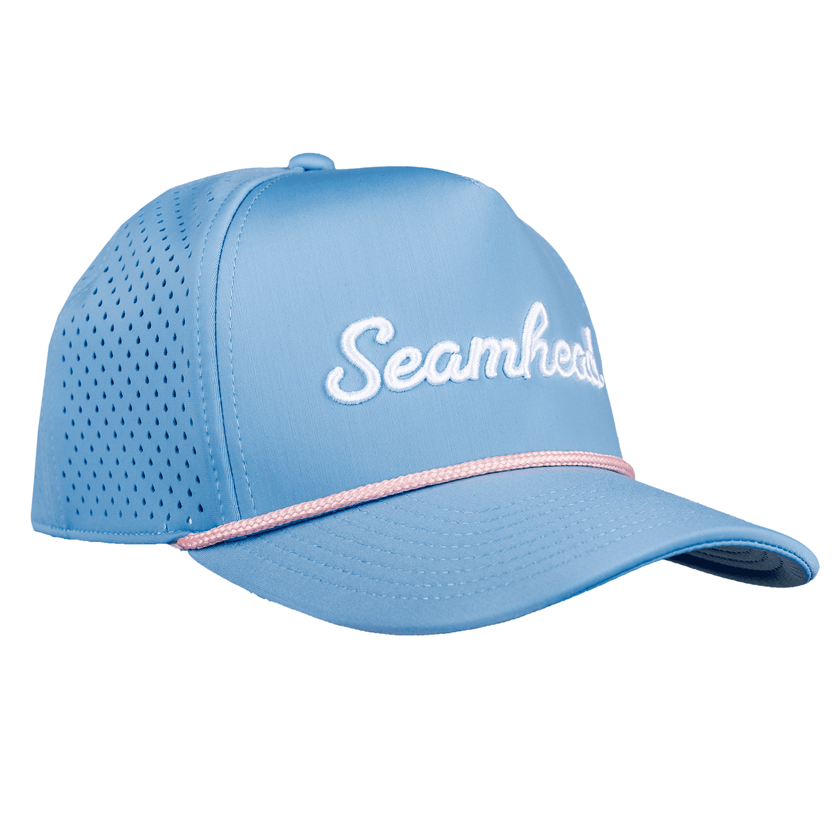 Seamhead Rope Snapback Hat (Baby Blue).