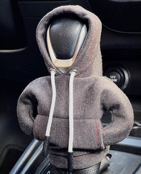 Shift Style: Car Gear Lever Hoodie Cover.