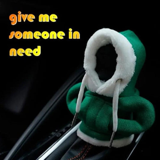 Shift Style: Car Gear Lever Hoodie Cover.