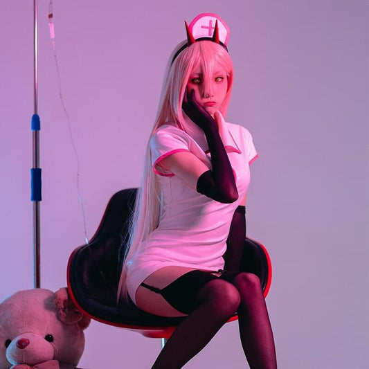 Makima Nurse Cosplay - Chainsaw Man.