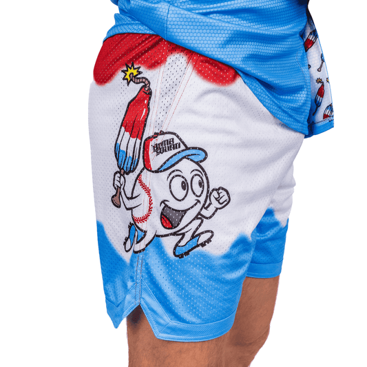 Bomb Squad Mesh Lifestyle Baseball Shorts.
