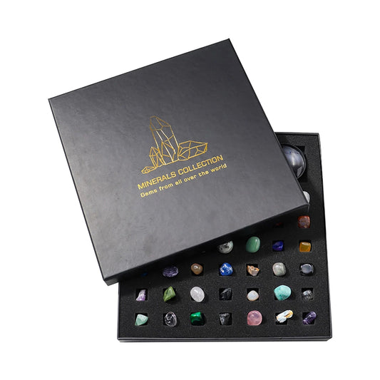 Crystal Educational Kit - 43 Kinds Of Mineral Specimens - Realm of Wonders