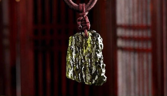 Lucky Moldavite Pendant
