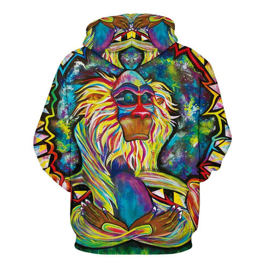 Meditating Rafiki Hoodie.