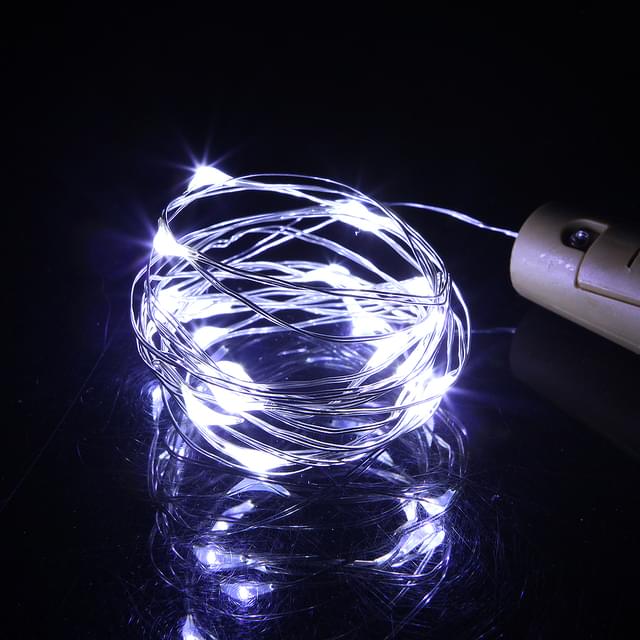 LED Wine Bottle Lights with Cork.