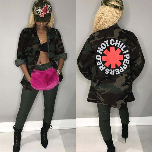 Embroidered Peppers Jacket.