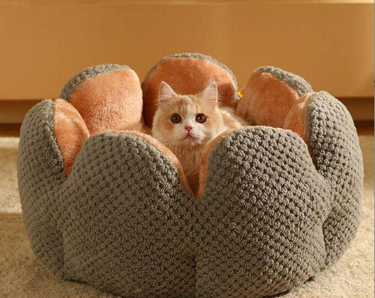 Cactus Petal Pet Nest Large Soft and Cozy bed for Cats or Dogs.