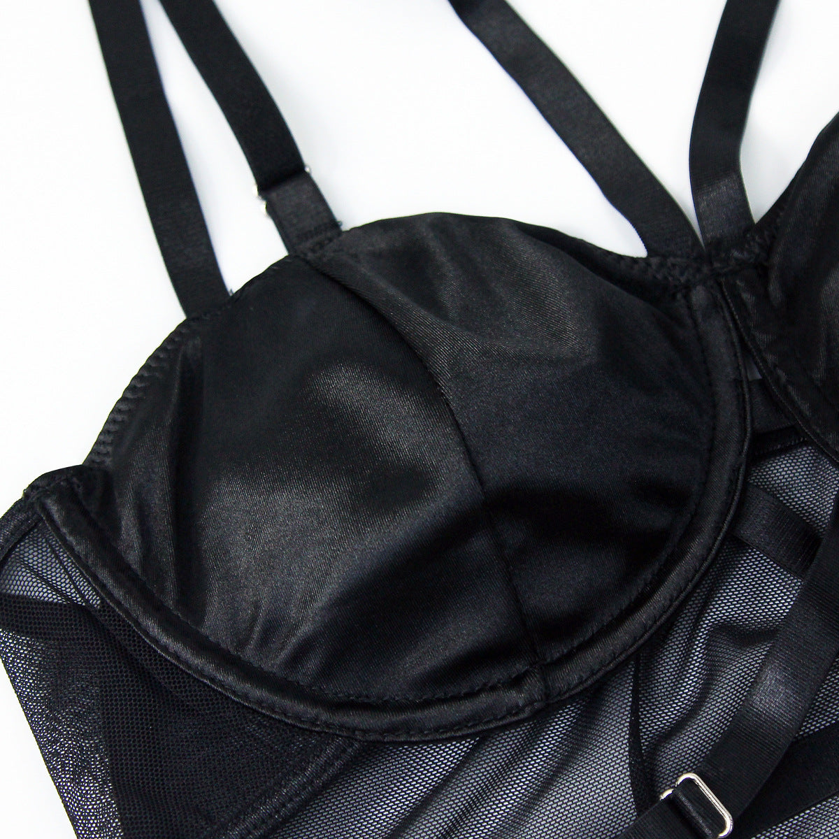 Trendy Street Chic Crossover Strap Top Sexy Cityscape Glamour