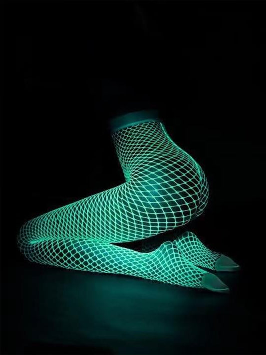 Glow In The Dark Fishnets.