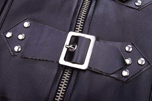 Black Buckled Corset - Realm of Wonders