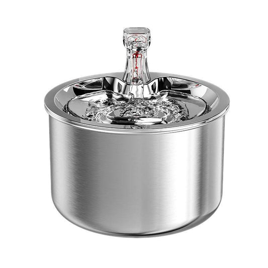 Stainless Steel Water Dispenser Automatic Over-Circulation Flow Smart Water Dispenser Cat & Dog Filtered Pet Drinking Bowl.