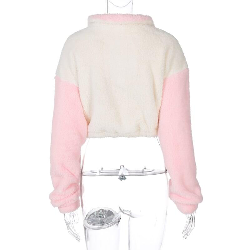 Cozy Crop Top Pullover.
