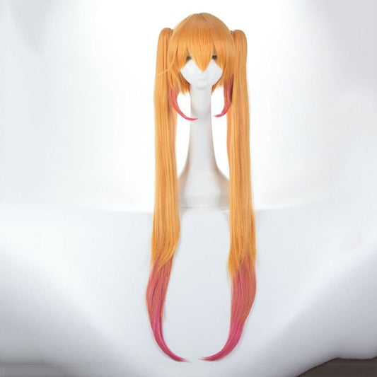 Japanese Anime Kobayashi Maid Dragon Tohru Cosplay Wig Long pigtails.