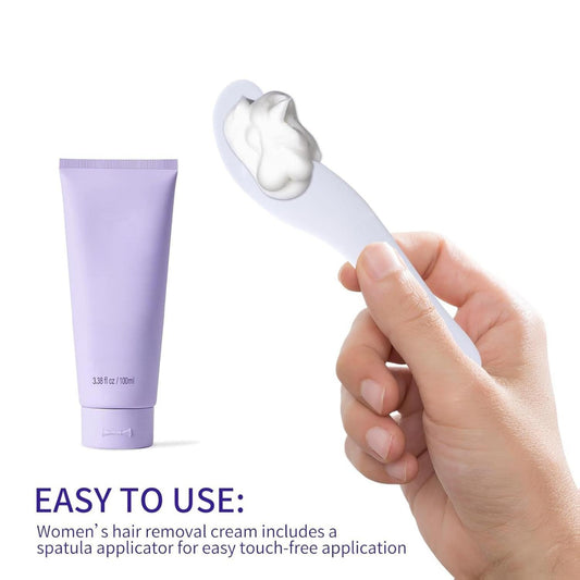 Facial Hair Removal Cream,Body Hair Removal Cream for Women with Spatula Applicator, Unisex Body & Skincar