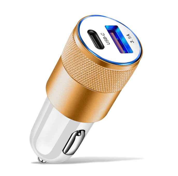 Metal Alloy Car Lightning Fast Car Charger.
