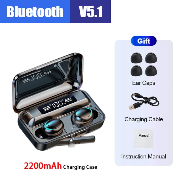 Waterproof Bluetooth Headphones - Futuristic Look.