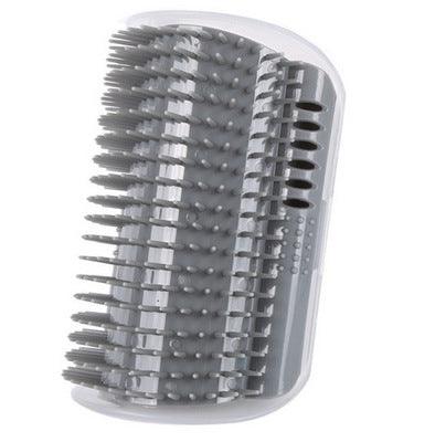 Cat Self Groomer Grooming Tool and Hair Removal Brush for Pets + Attracting Cat Nip.