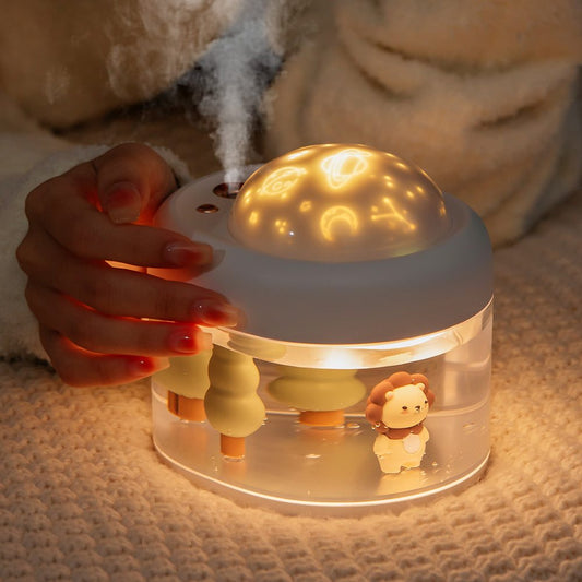 Enchanted Pet Projection Humidifier: Mini Magic in Every Breath.