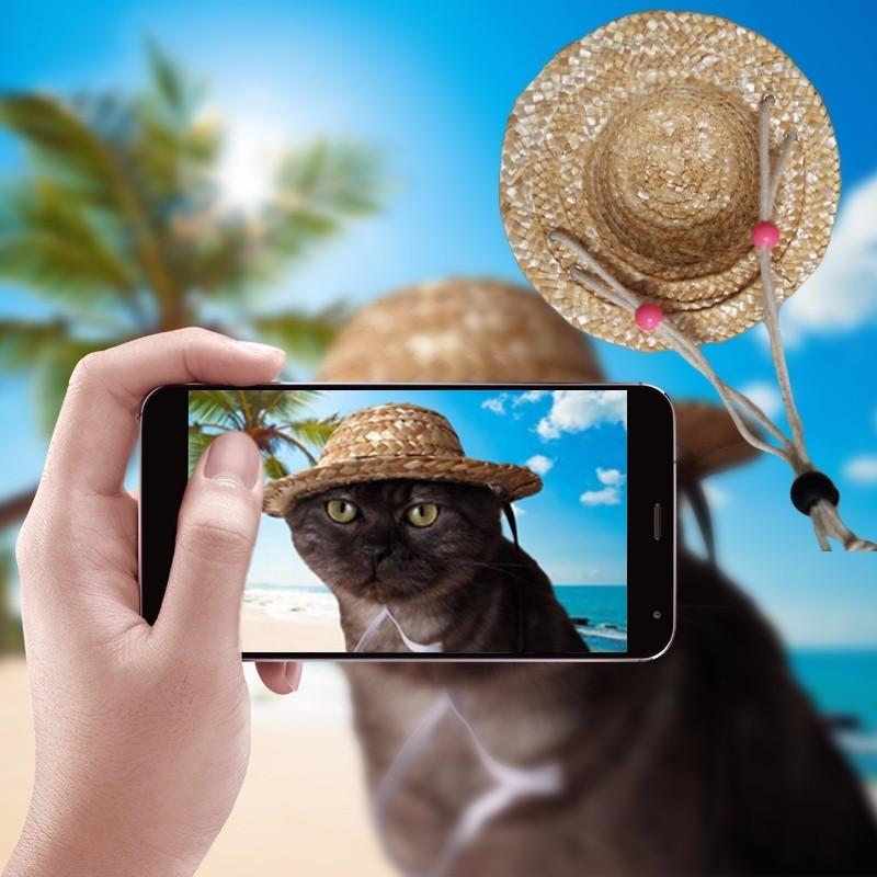 Island Paws Handcrafted Woven Pet Sun Hat