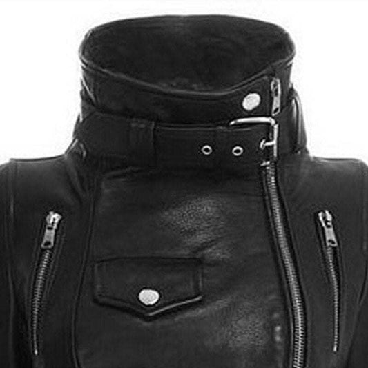 Motorcycle Leather Gothic Jacket.