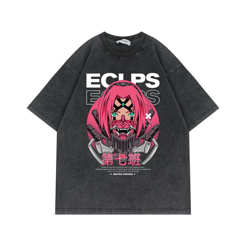 Heavyweight Washed Naruto Shirts - Various Styles.
