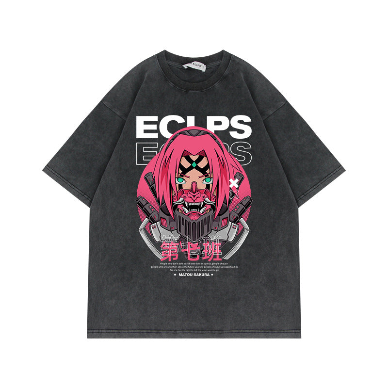 Heavyweight Washed Naruto Shirts - Various Styles