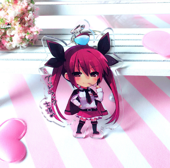 Kawaii DATE A LIVE Acrylic Keychain Charm.