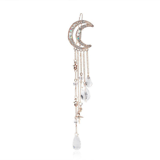 Mystic Moon Crystal Hair Clip.