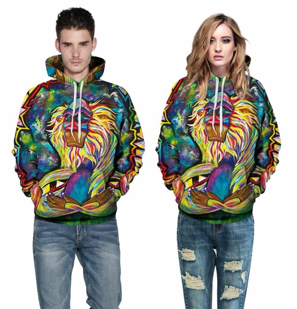 Meditating Rafiki Hoodie.