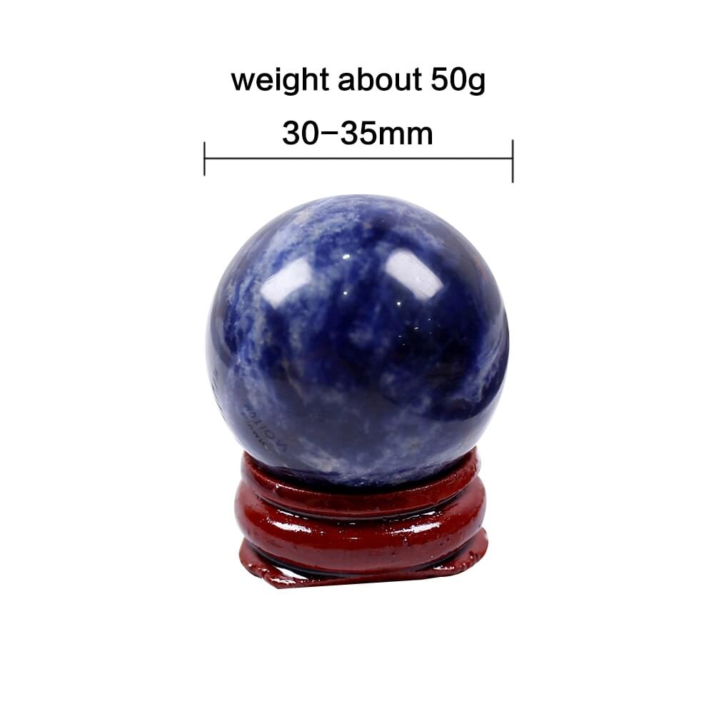 Polished Crystal Ball - Sodalite.