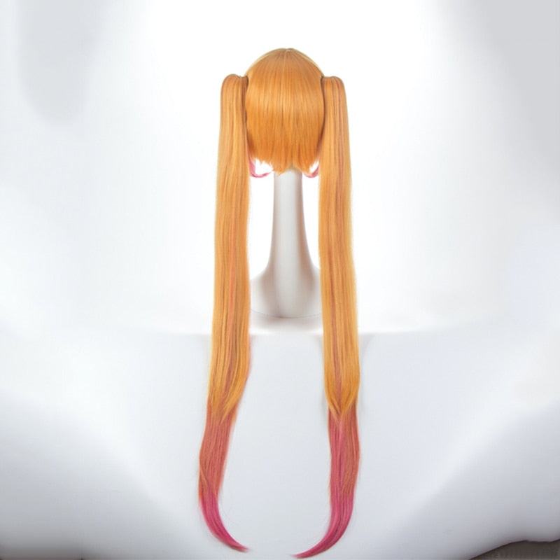Japanese Anime Kobayashi Maid Dragon Tohru Cosplay Wig Long pigtails.