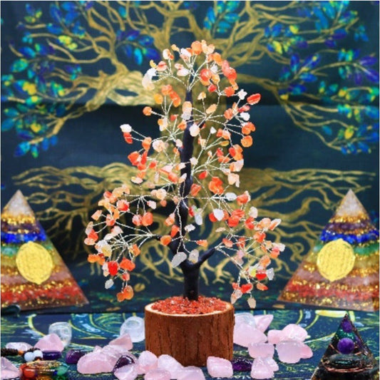 Enchanted Crystal Tree Of Life Chakra Healing Frequencies.