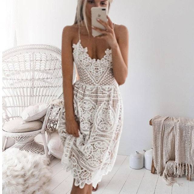Lace Vintage Dress - Realm of Wonders