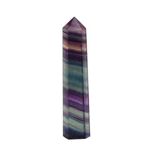 Natural Fluorite Crystal Point.
