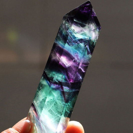 Natural Fluorite Crystal Point - Realm of Wonders