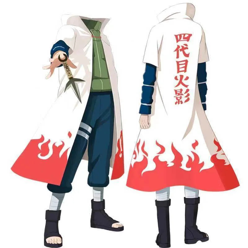 Akatsuki Cloak Ninja Cosplay Costume Set – Red Cloud Cape with Headband & Accessories